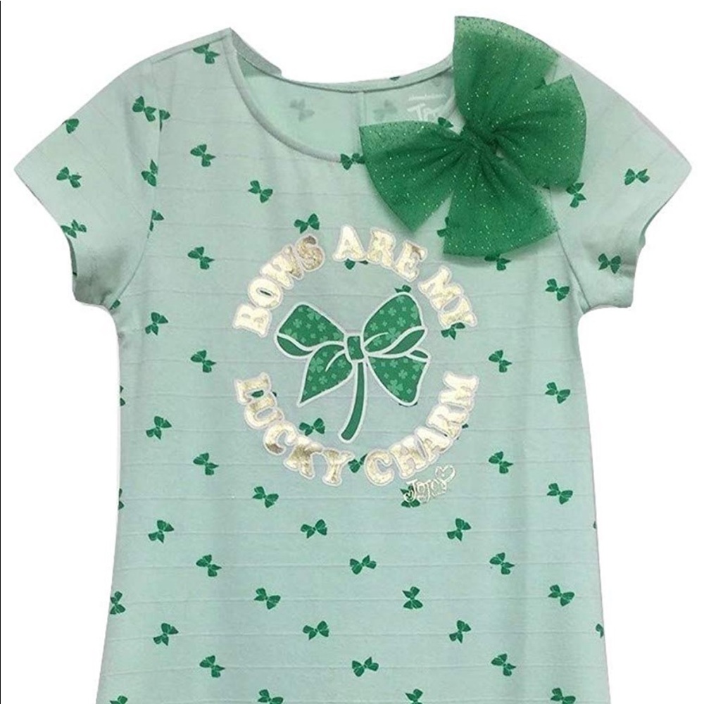 JoJo Siwa Bows are my luck charm NWT Large 10/12